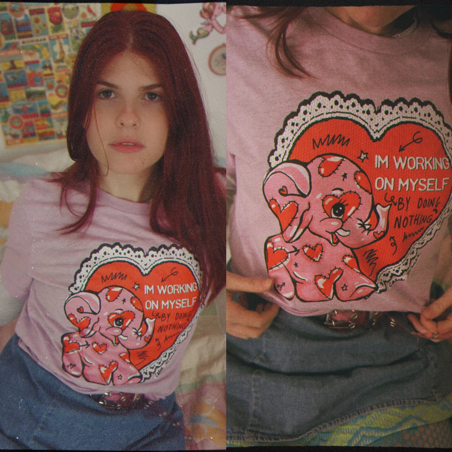 I'm Working On Myself By Doing Nothing Tee